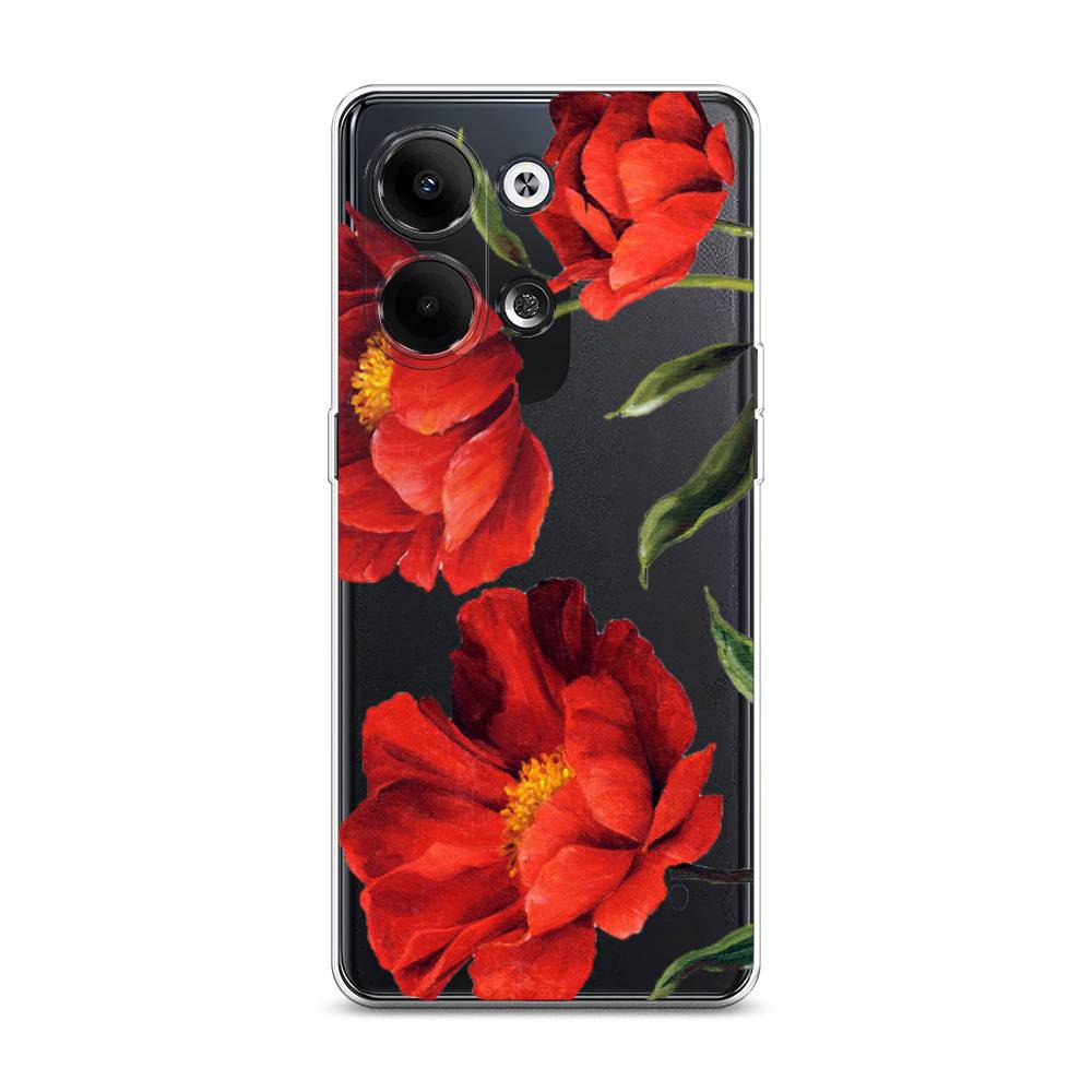 

Чехол Awog на Oppo Reno 9 "Красные маки", Красный, 2512750-8