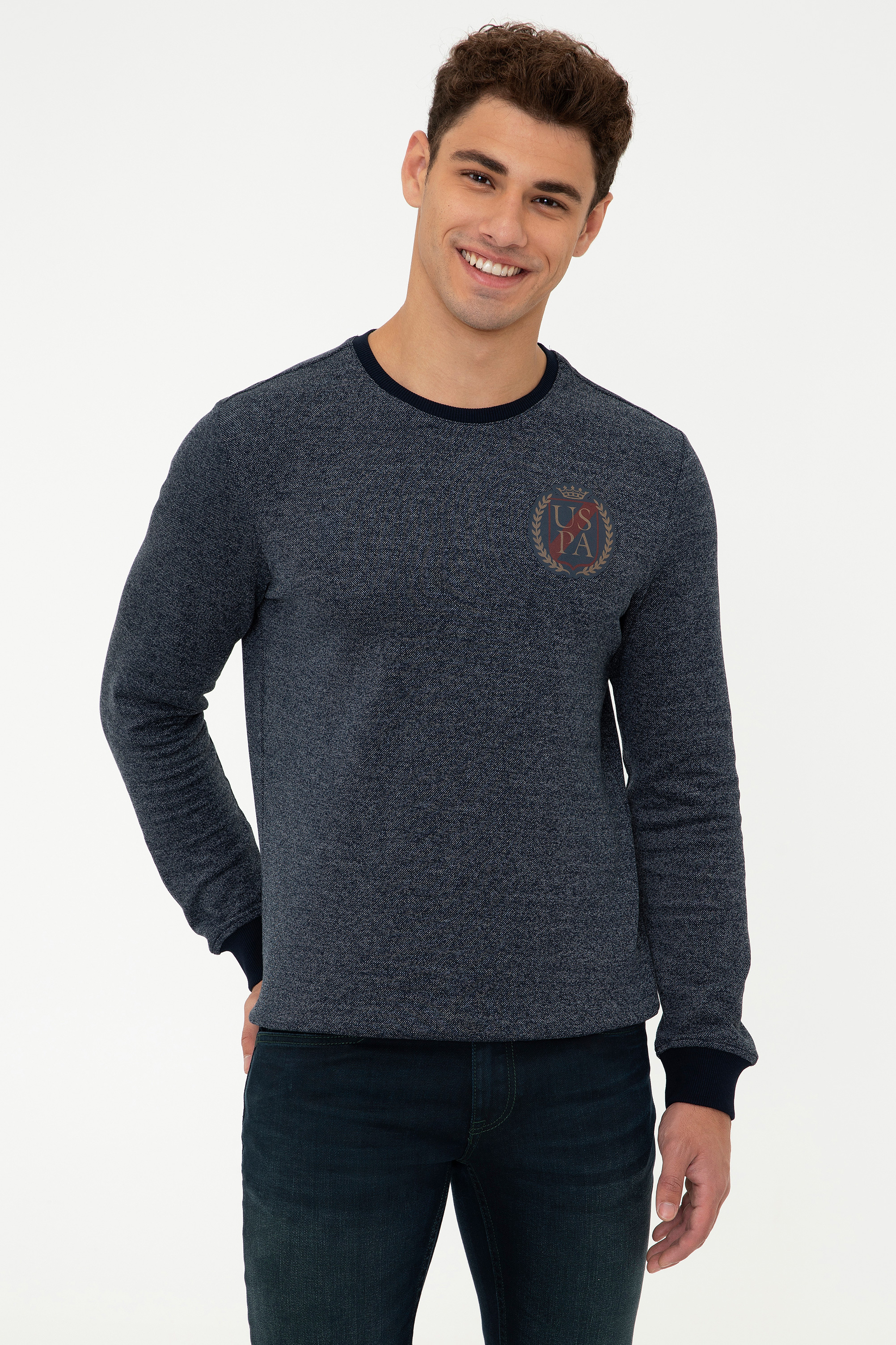 

Свитшот мужской U.S. POLO Assn. G081GL0820RULOPE синий M, G081GL0820RULOPE