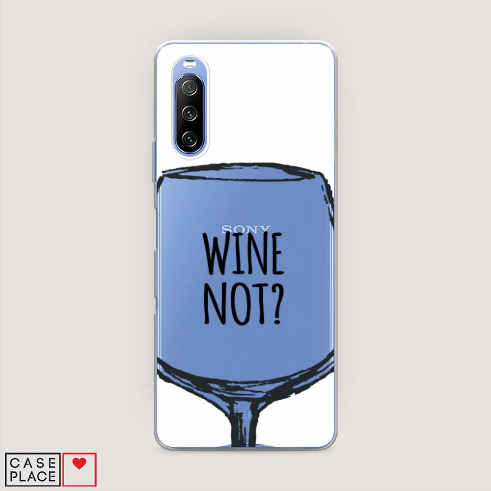 

Чехол на Sony Xperia 10 III "Wine not white", Белый, 54950-6