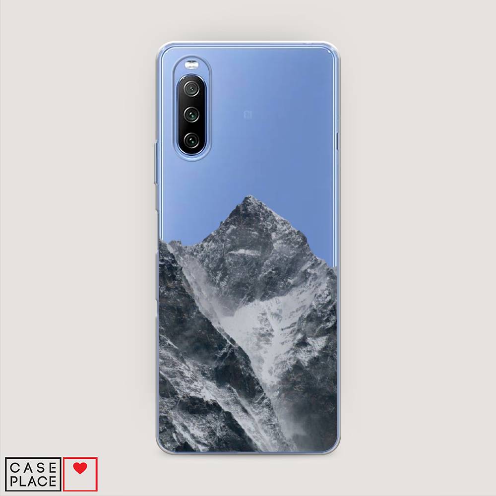 

Чехол на Sony Xperia 10 III "Горы арт 4", Серый;бежевый, 54950-2