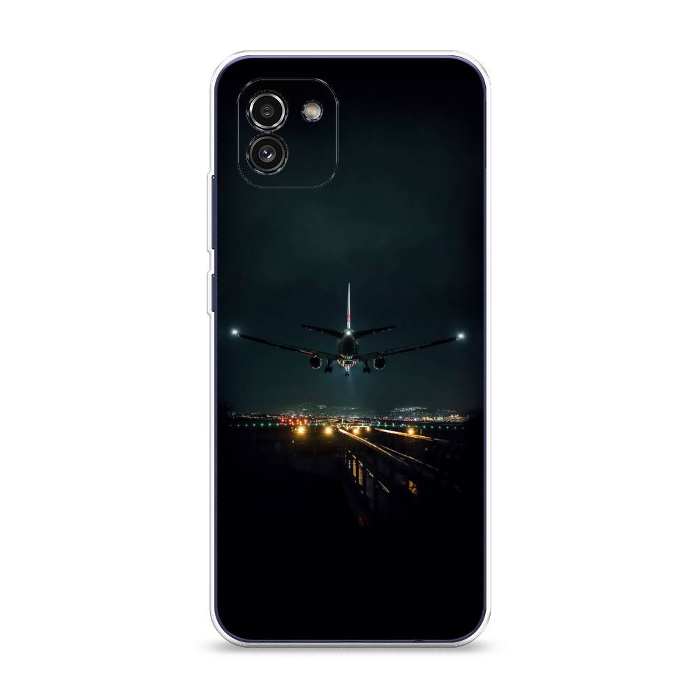 

Чехол Awog на Samsung Galaxy A03 / Самсунг A03 "Ночной рейс", Черный, 2104950-6
