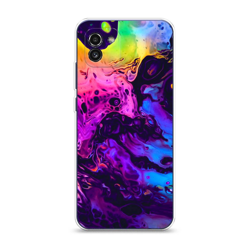 

Чехол Awog на Samsung Galaxy A03 / Самсунг A03 "ACID fluid", Красный, 2104950-3
