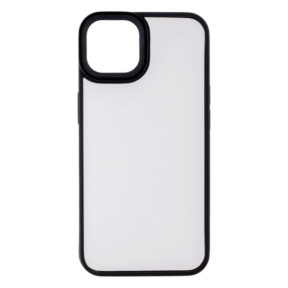 фото Чехол baseus crystal phone case для iphone 13 прозрачный - черный (arjt000001)