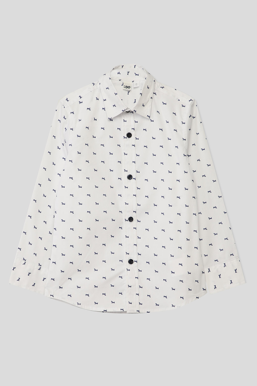 

Рубашка детская IDO 4.5426.00 цв.белый-голубой р.122, 4.5426.00