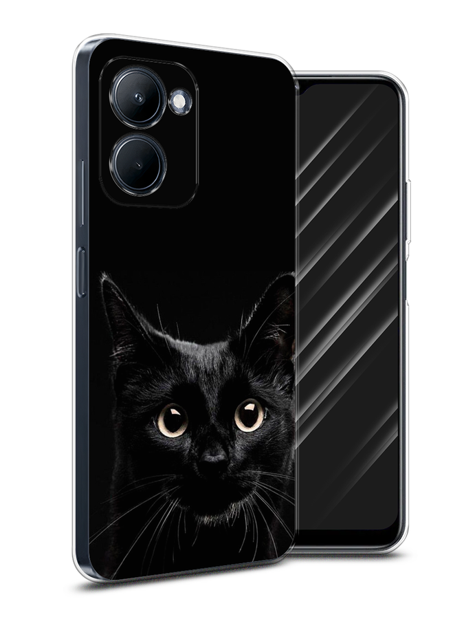 

Чехол Awog на Realme C33 "Добрый кот", Черный, 2511350-1