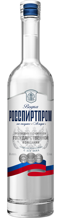 

Водка Росспиртпром на спирте альфа