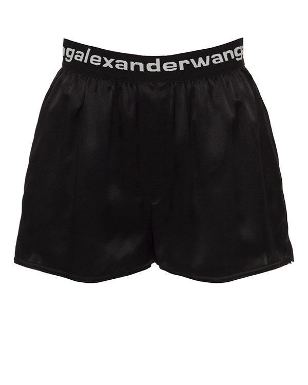 фото Шорты женские alexander wang 4wc2214077 черные xs