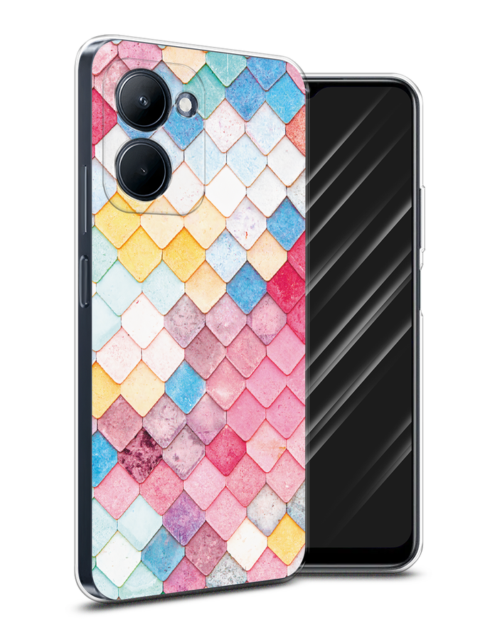 

Чехол Awog на Realme C33 "Нежные ромбики", Красный, 2511350-4