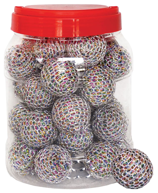 

Игрушка для кошек Triol Мяч калейдоскоп, 4см, банка 36шт