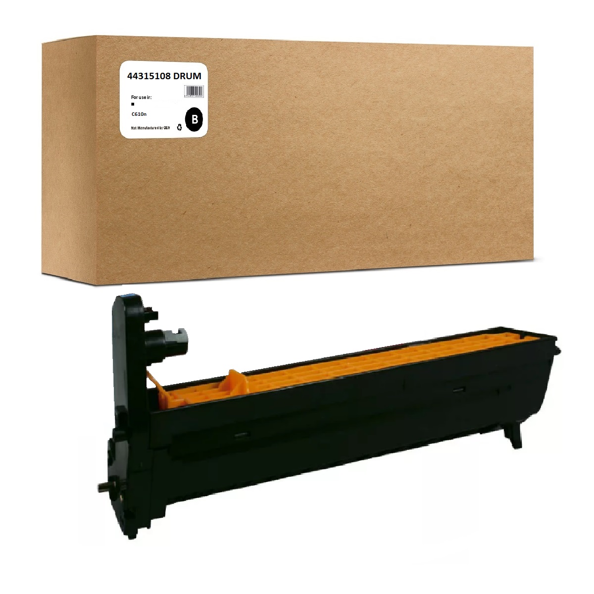 

Драм-картридж OEM 44315108 для OKI C610n DRUM 20K Black, Черный, OEM C610K (44315108) DRUM