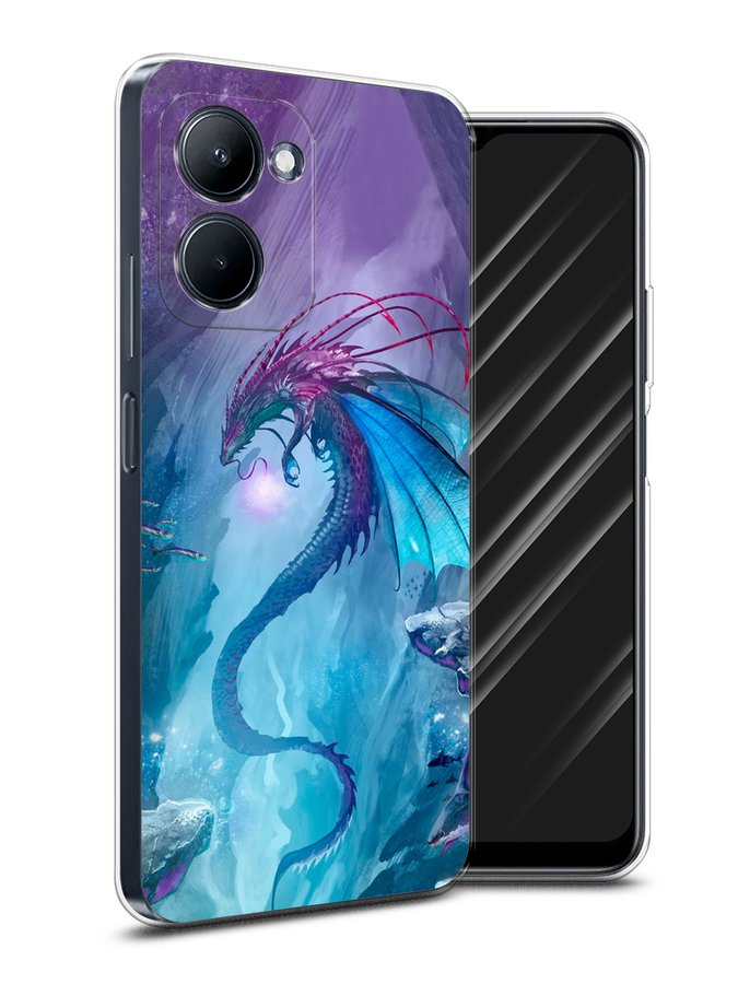 

Чехол Awog на Realme C33 "Водный дракон", Голубой;фиолетовый;синий, 2511350-2