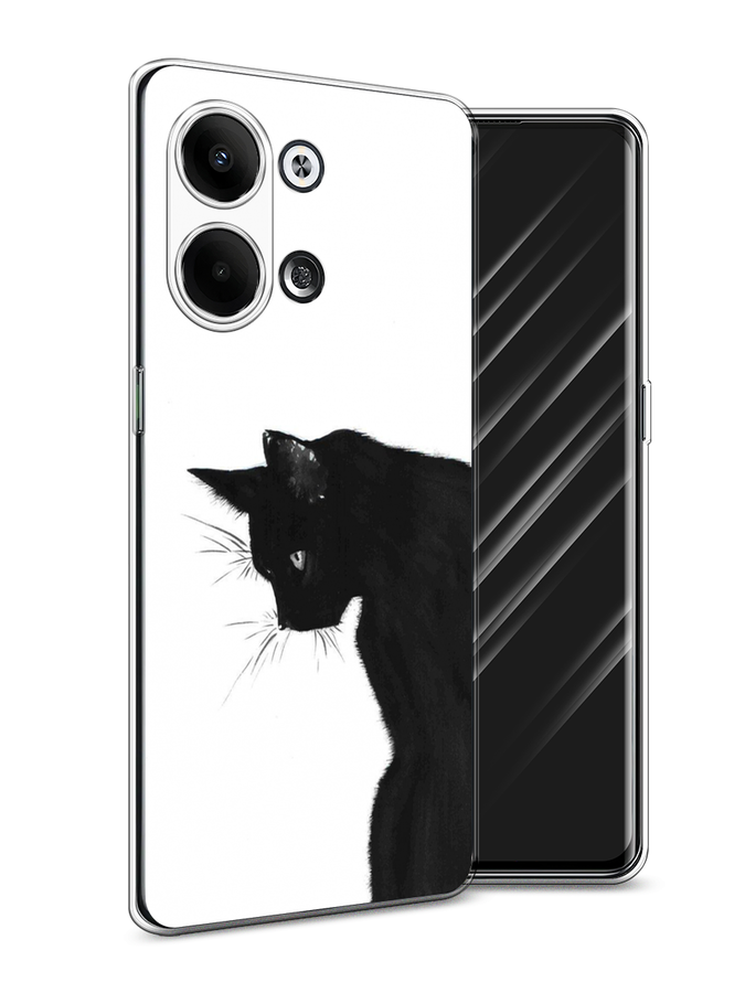 

Чехол Awog на Oppo Reno 9 "Black cat", Черный;белый, 2512750-1