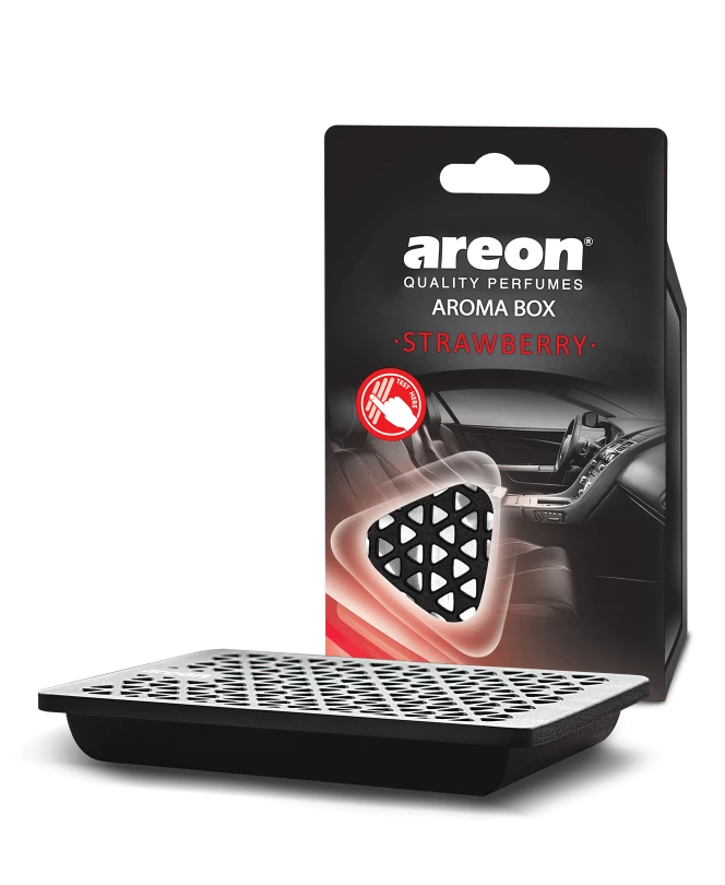 

Ароматизатор AREON, для автомобиля, AROMA BOX, клубник, 704-ABC-04, AROMA BOX