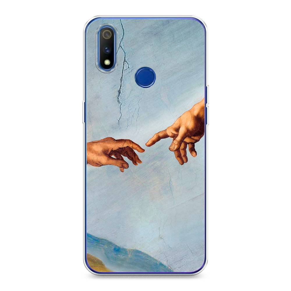 

Чехол Awog на Realme 3 Pro "Сотворение Адама", Разноцветный, 251250-9