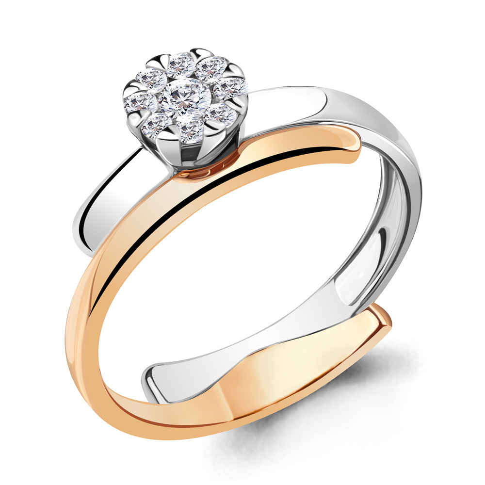 

Кольцо из красного золота с бриллиантом Aquamarine Aquamarine 962765к_585_кз р. 16,5, 962765к_585_кз