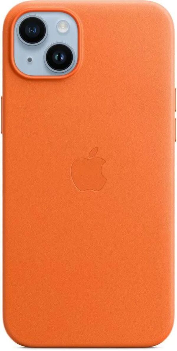 фото Чехол (клип-кейс) apple a2907, для apple iphone 14 plus, оранжевый [mppf3fe/a]