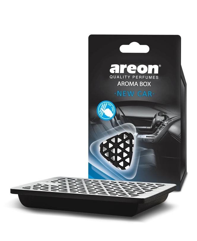 

Ароматизатор AREON, для автомобиля, AROMA BOX, новая машина, 704-ABC-05, AROMA BOX