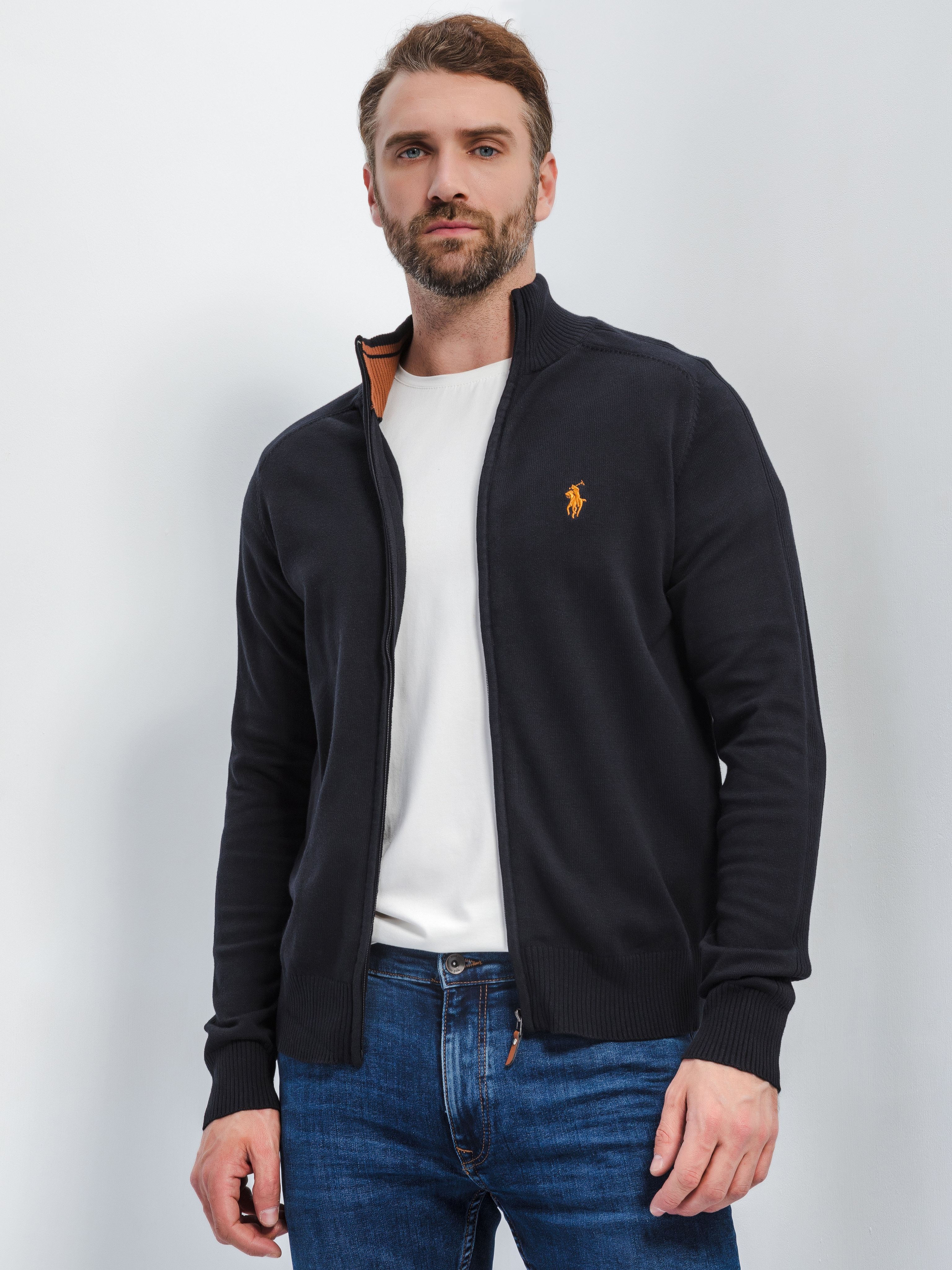 

Кардиган мужской Ralph Lauren cardigan черный XXL, cardigan