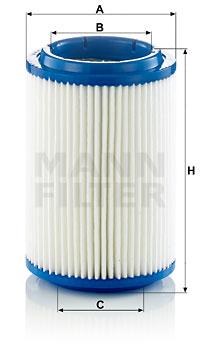 

Фильтр воздушный двигателя MANN-FILTER C16006, фильтр воздушный двигателя C16006