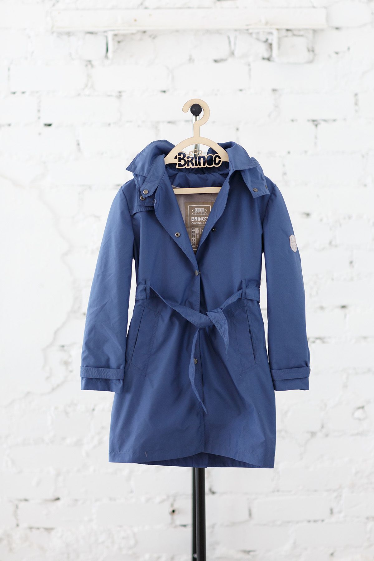 Тренч BRINCO SS1807, синий, 158