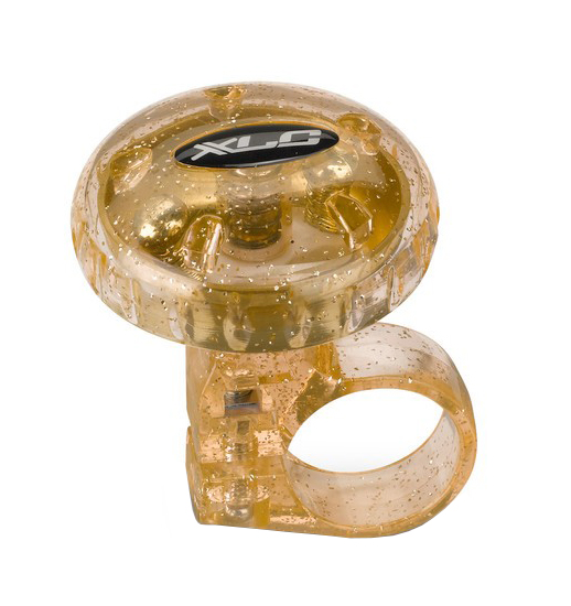 Звонок XLC Bicycle bell 'Mingun' DD-M12 yellow transparent, Ш 36 mm 2500704503