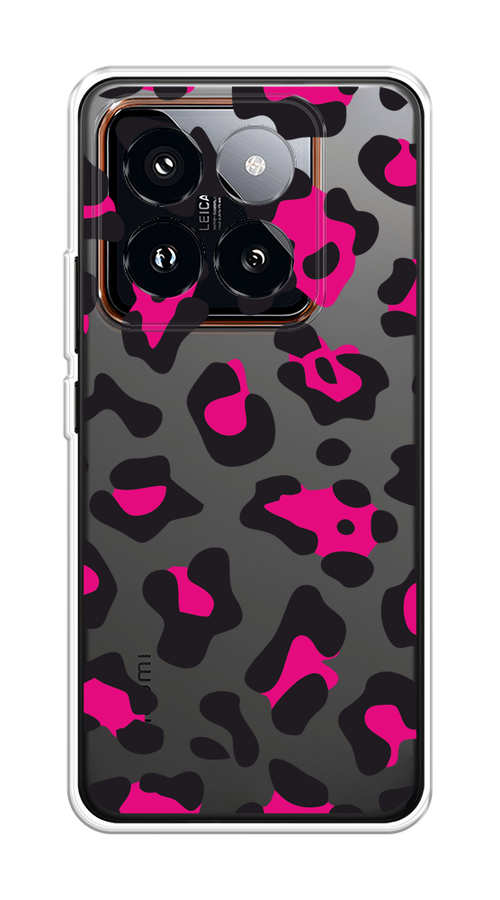 

Чехол на Xiaomi 14 Pro "Pink cow spots", Черный;розовый, 320450-1