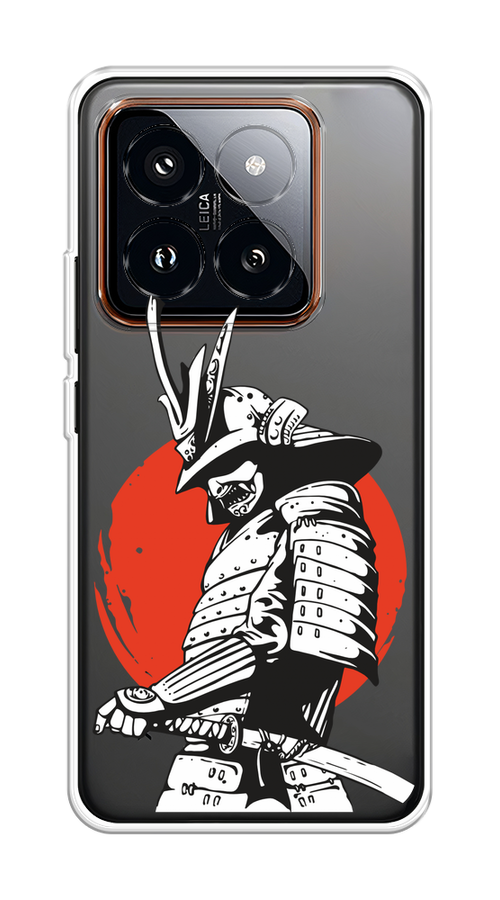 

Чехол на Xiaomi 14 Pro "Самурай с катаной", Черный;красный;белый, 320450-1