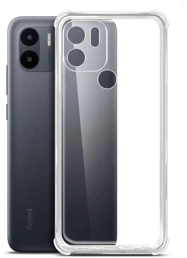 

Чехол (клип-кейс) BORASCO Bumper Case, для Xiaomi Redmi A1+, прозрачный [70968]