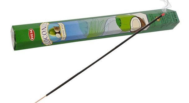 

Благовония HEM Кокос (Coconut), Ароматические палочки 20 шт., 78685-12