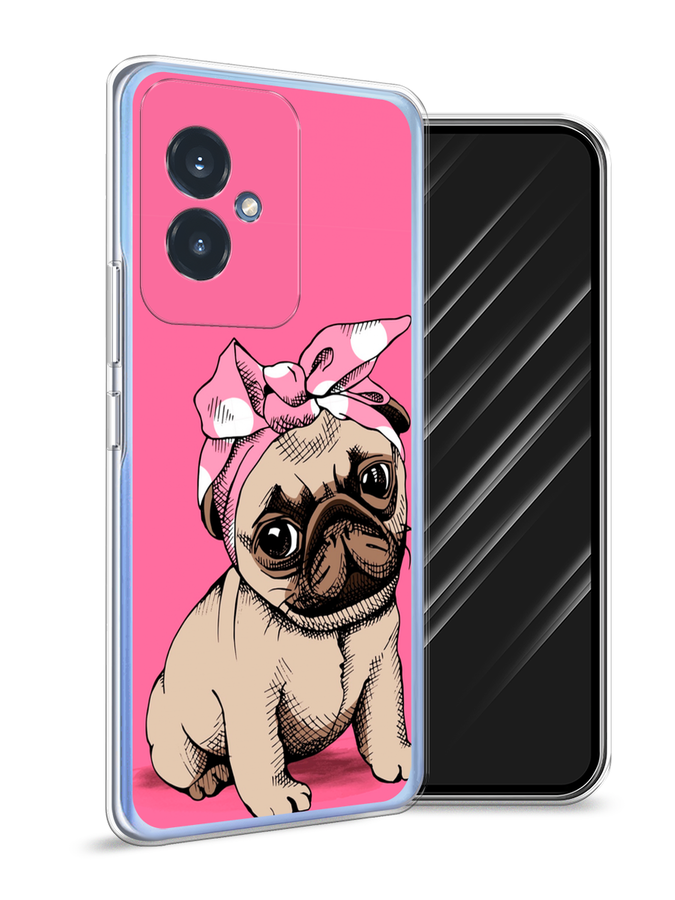 

Чехол Awog на Honor 100 "Dog Pin-Up", Розовый;бежевый, 6122750-1