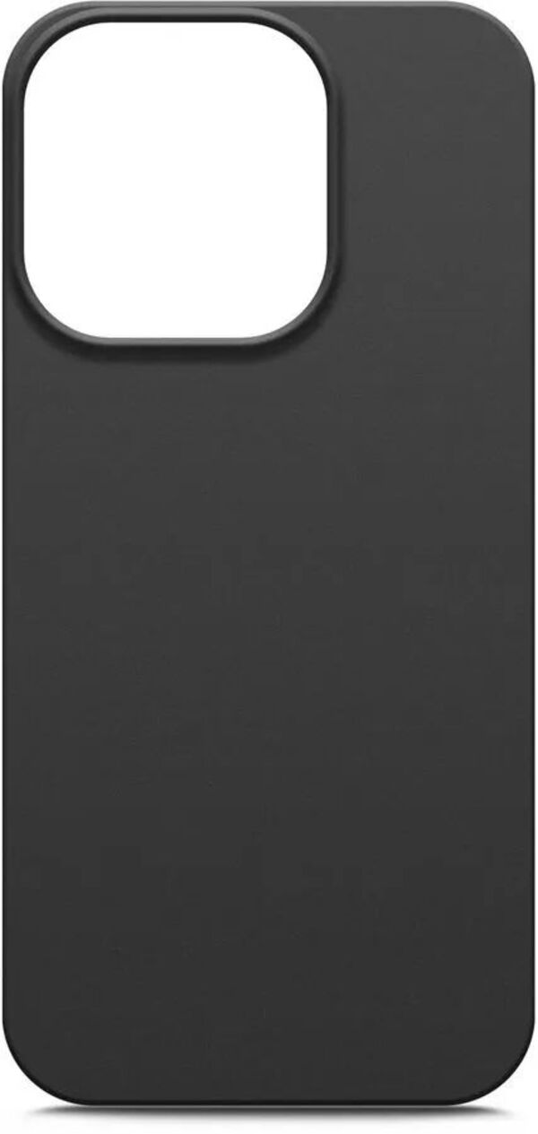 фото Чехол (клип-кейс) borasco silicone case, для apple iphone 14 pro, черный [70803]