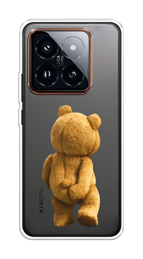 

Чехол на Xiaomi 14 Pro "Медвежья спина", Коричневый;прозрачный, 320450-1