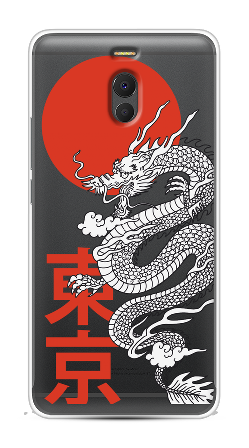 

Чехол на Meizu M6 Note "Китайский дракон", Черный;красный;белый, 72150-1