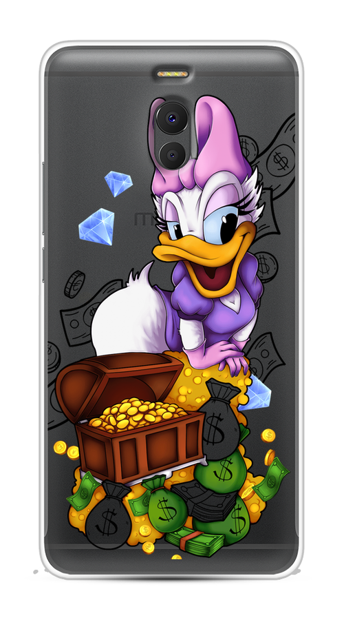 

Чехол на Meizu M6 Note "Rich Daisy Duck", Коричневый;белый;фиолетовый, 72150-6