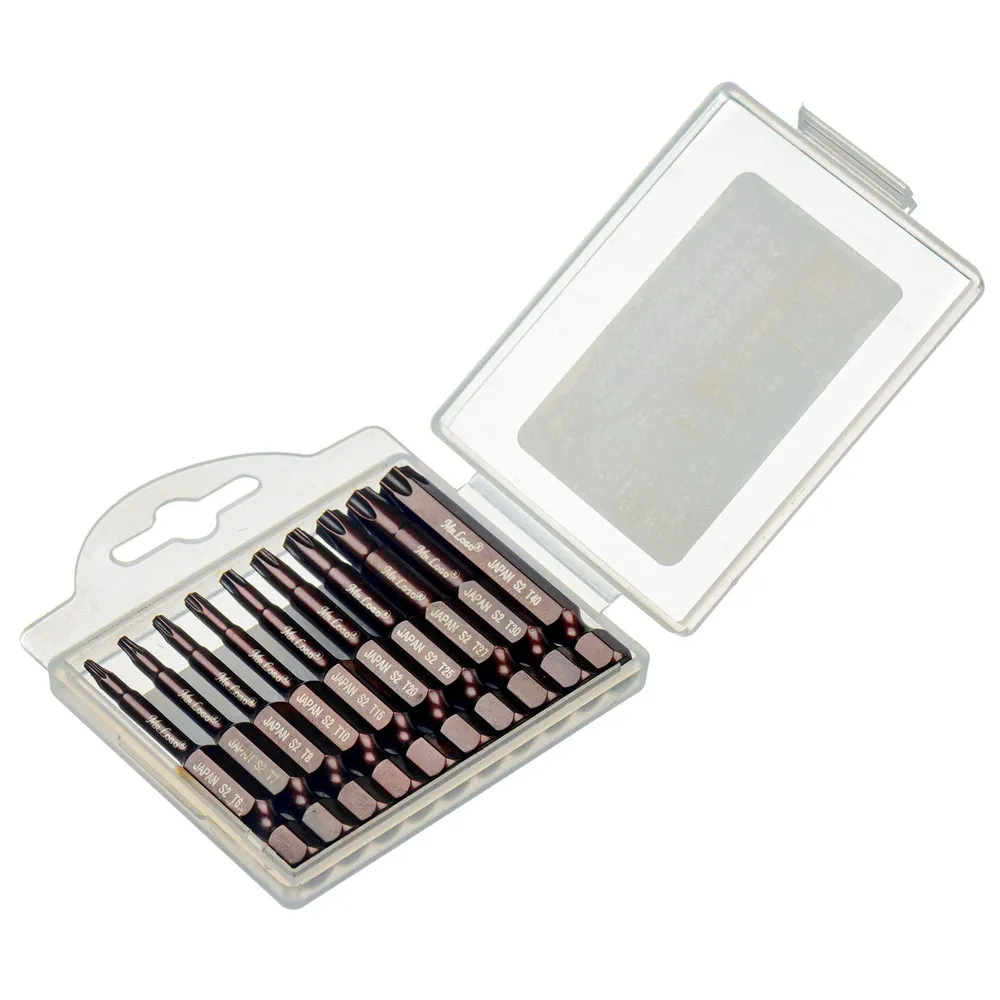 

Набор бит Mr.Logo TORX (T6-T40) 50 мм 10шт. S2, A1422
