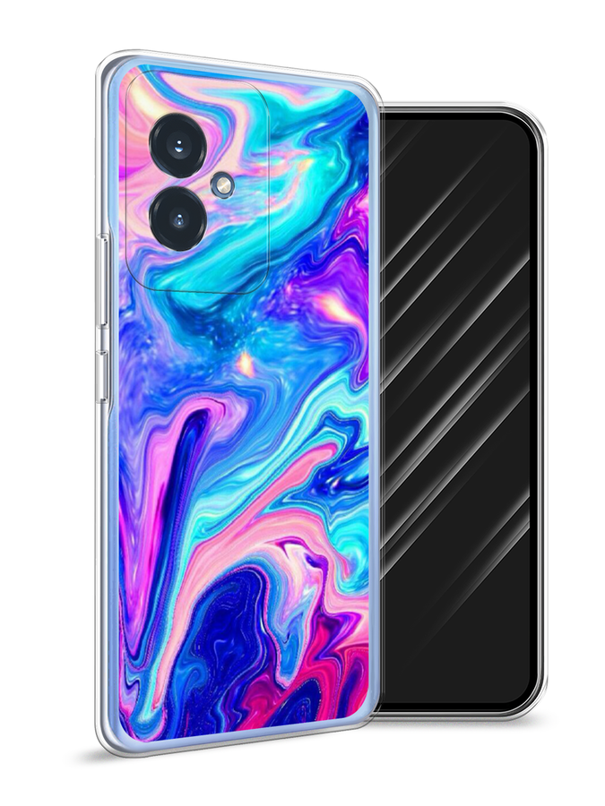 

Чехол Awog на Honor 100 "Потеки краски", Розовый, 6122750-1