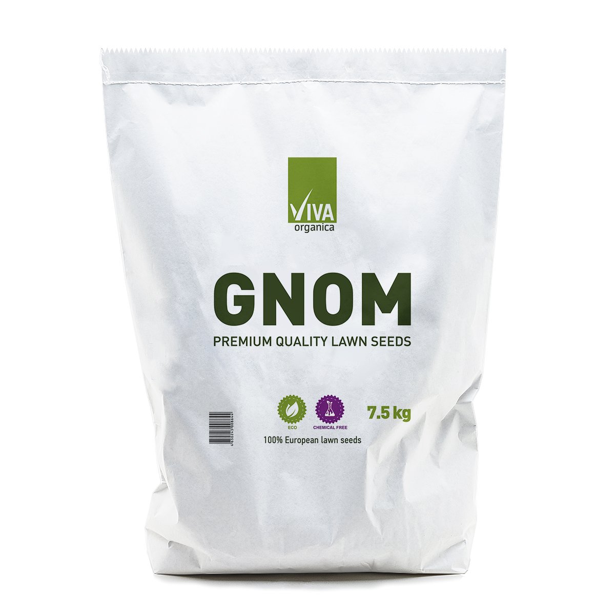 фото Семена газона viva organica gnom 7,5 кг