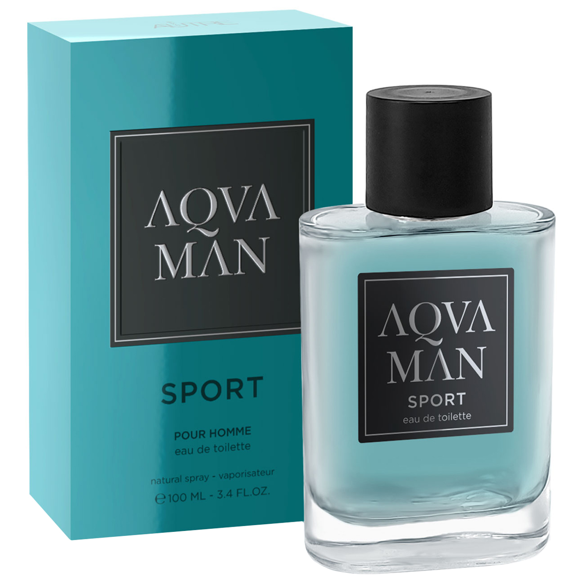 Туалетная вода мужская Autre Parfum AqvaMan Sport 100мл l карнитин с гуараной напиток тонизирующий слабогазированный апельсин 100мл