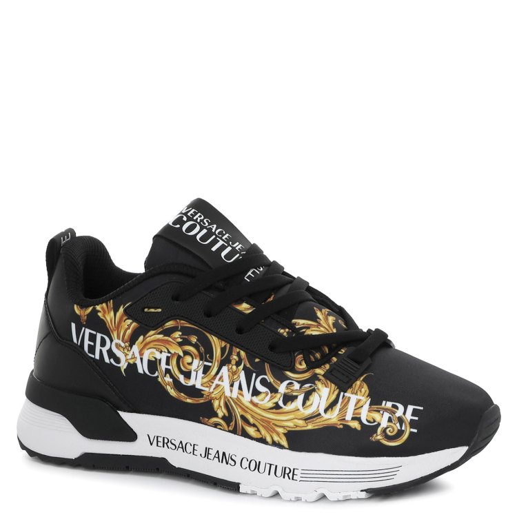 

Кроссовки женские Versace Jeans Couture 73VA3SAA черные 35 EU, 73VA3SAA