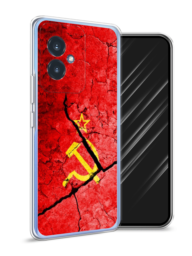 

Чехол Awog на Honor 100 "СССР", Красный;черный;желтый, 6122750-1