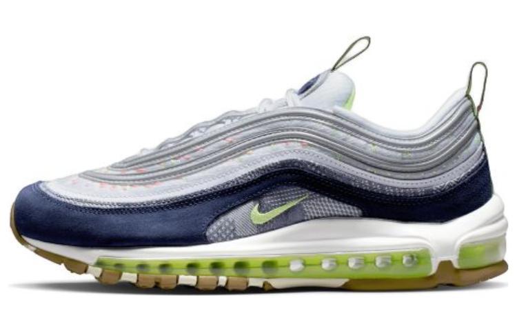 

Кроссовки унисекс Nike Air Max 97 Sashiko синие 44 EU, Синий, Air Max 97 Sashiko