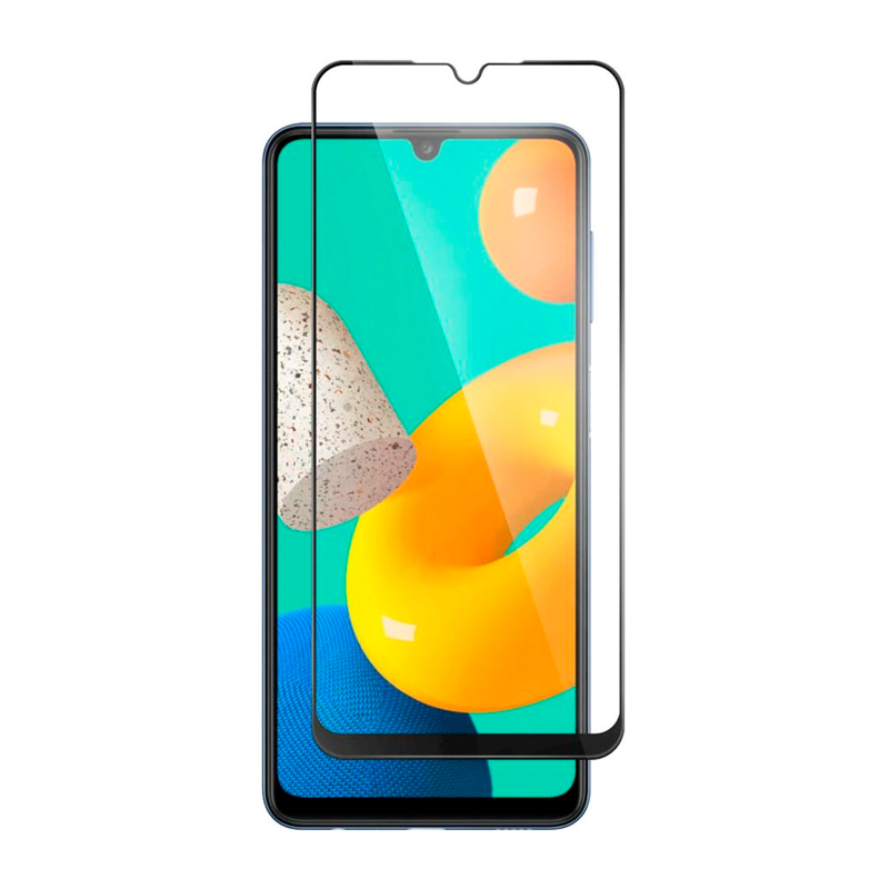 

Защитное стекло для экрана BORASCO для Samsung Galaxy M32 антиблик, 1 шт, черный [40347]