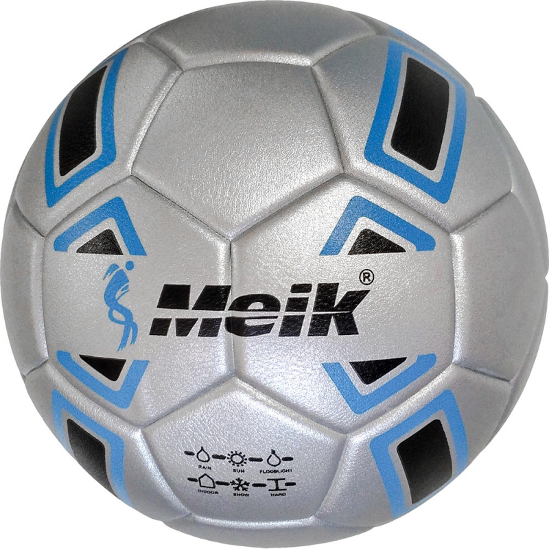 фото Футбольный мяч спортекс b31240 №5 серебристый/синий/черный