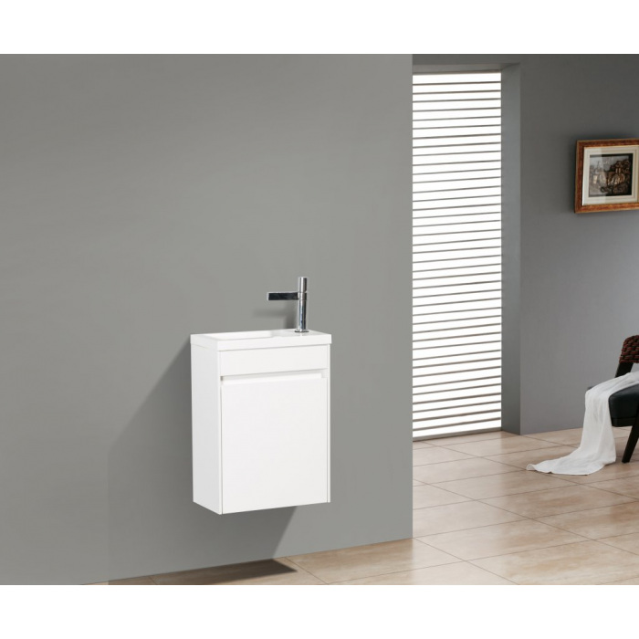 фото Подвесная раковина belbagno pietra mini 400х220х95 мм bb-400-pm-lvb