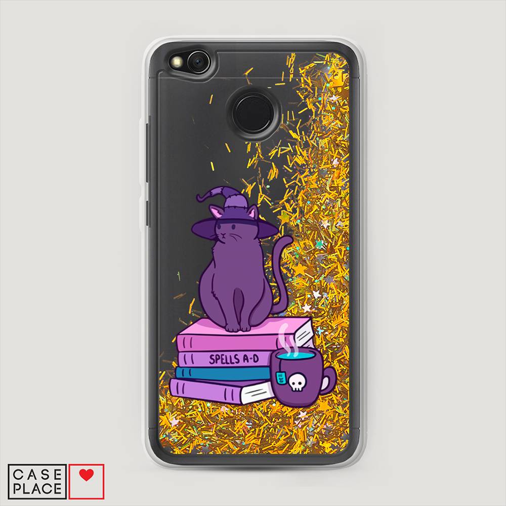 

Жидкий чехол с блестками "Magic Cat" на Xiaomi Redmi 4X, 31490-1