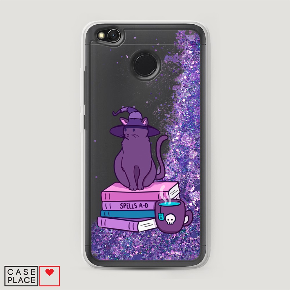 

Жидкий чехол с блестками "Magic Cat" на Xiaomi Redmi 4X, 31492-1