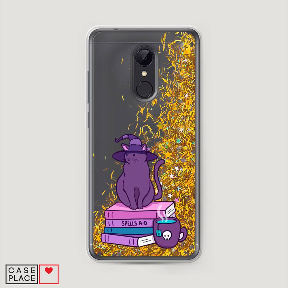 

Жидкий чехол с блестками "Magic Cat" на Xiaomi Redmi 5, 33090-1