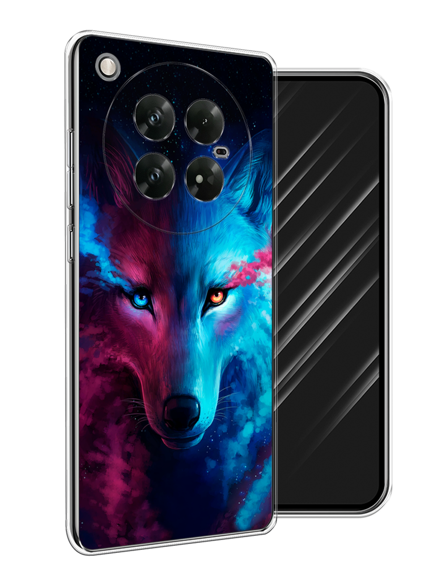 

Чехол Awog на Infinix Zero 40 5G "Волшебный волк", Голубой;розовый, 3106650-1