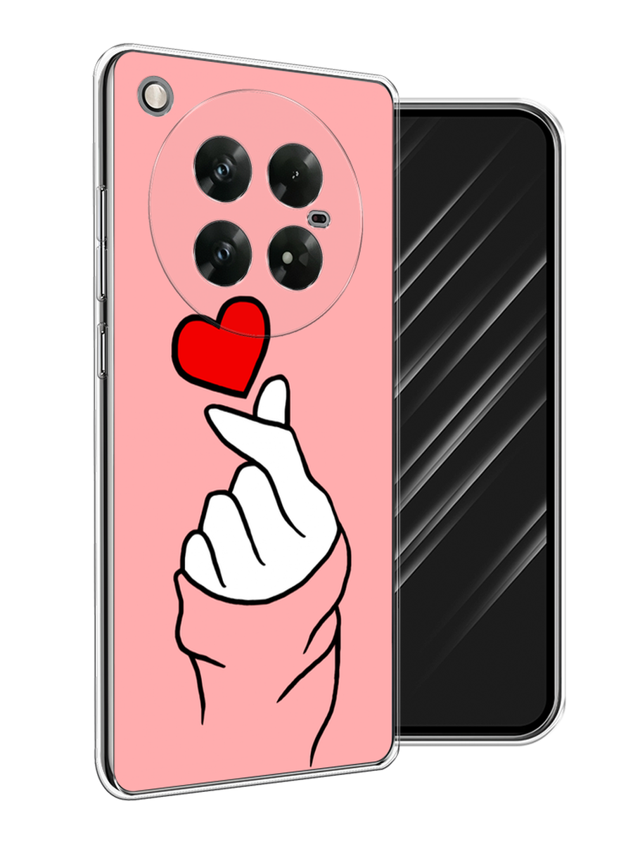 

Чехол Awog на Infinix Zero 40 5G "Милое сердечко", Белый;красный;черный, 3106650-1