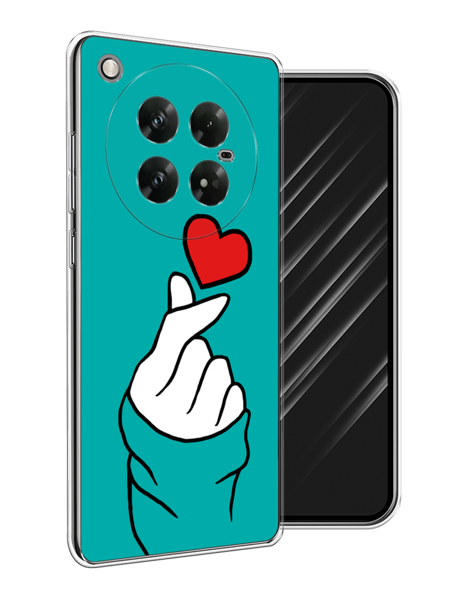 

Чехол Awog на Infinix Zero 40 5G "Маленькое сердечко", Голубой;белый;красный, 3106650-1